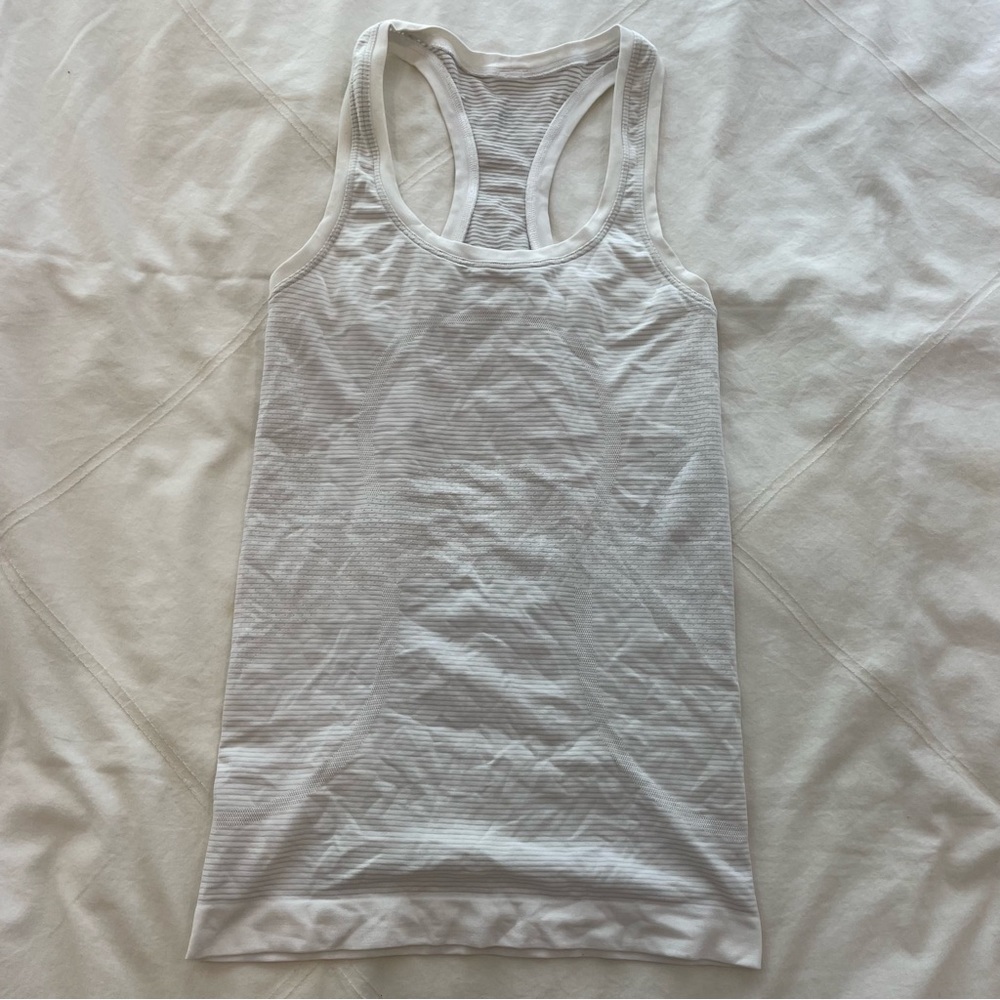 White Lululemon Tank